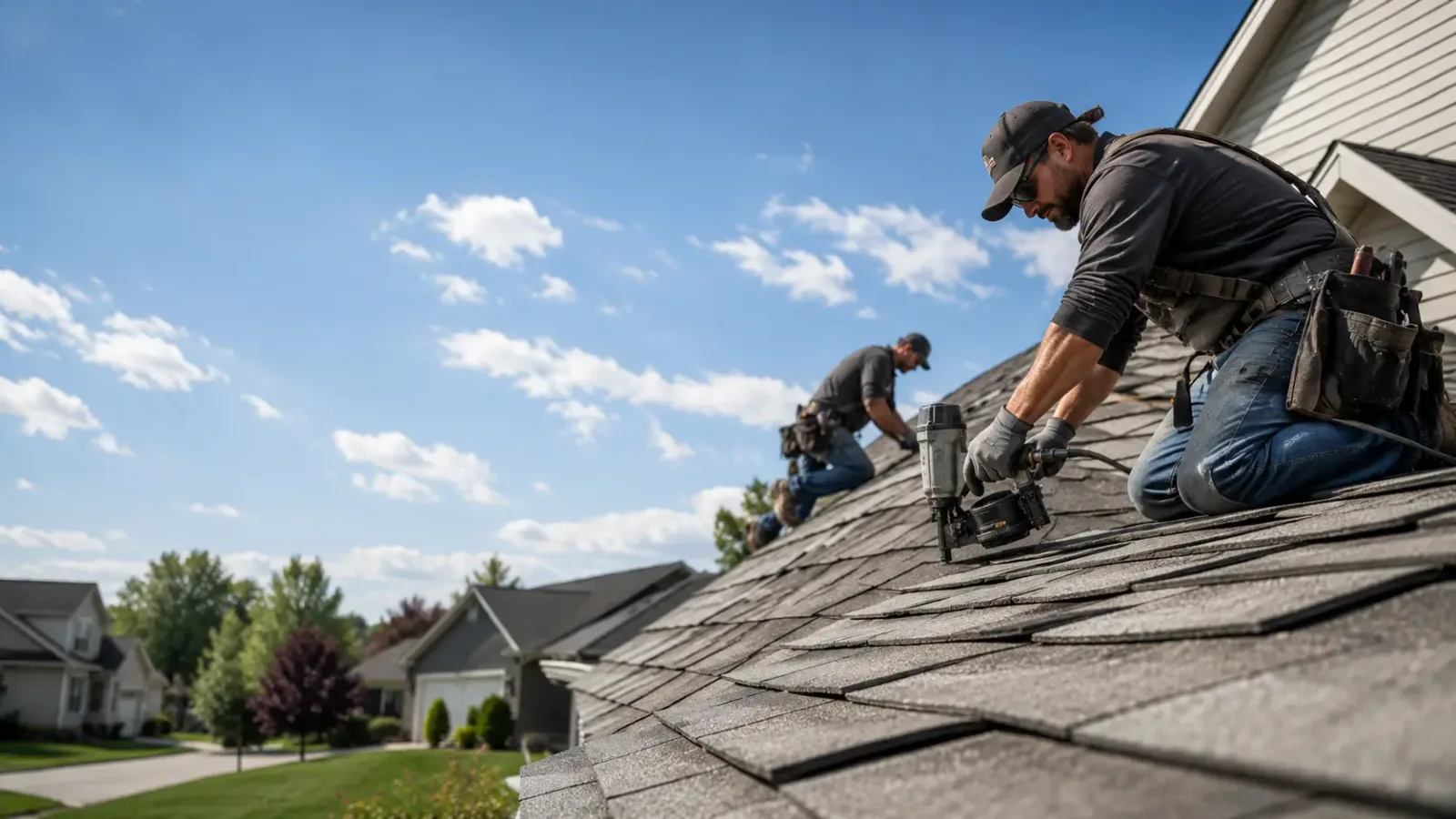Storm Damage Roof Repair in Victor, CA near me